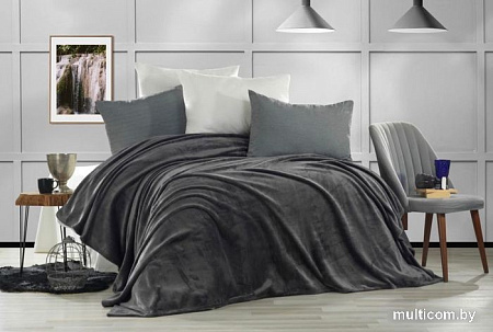 Плед Karven Super Soft Vigan 1.5 160x220 Р 941 (антрацит)