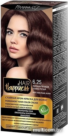 Белита-М Hair Happiness Стойкая 6.25 перламутровый темно-русый