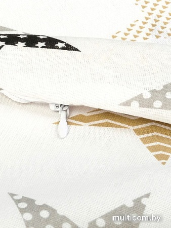 Подушка для беременных Amarobaby Звезды AMARO-4001-ZP (белый)