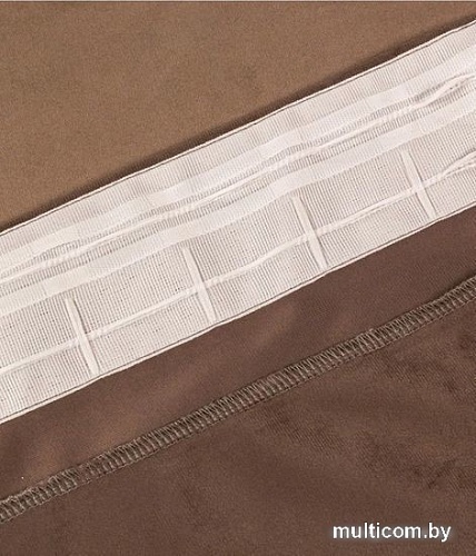 Штора Legrand Велюр 2x2.6 м 58116386 (светло-коричневый)