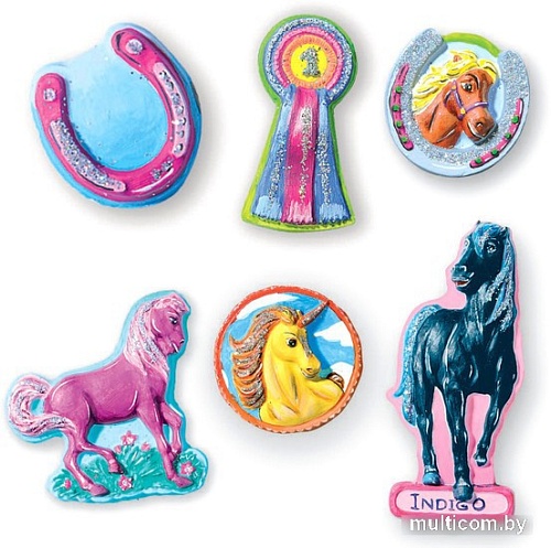 Набор для создания поделок/игрушек SES Creative Из гипса Волшебные лошадки 01155