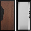 Металлическая дверь Guard Combi Mirror шпон корица/шагрень белая (86x205, правая)