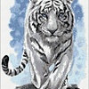 Алмазная мозаика Wizardi Могучий тигр 2WD2513