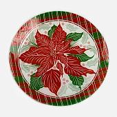 Набор тарелок NiNaGlass Пуансеттия 85-294-30 4840165018 (2 шт)