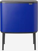 Система сортировки мусора Brabantia Bo Touch Bin 11+23 л (минерально-синий)