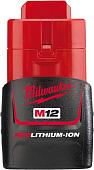 Аккумулятор Milwaukee M12 M12B1.5 4932352663 (12В/1.5 Ач)