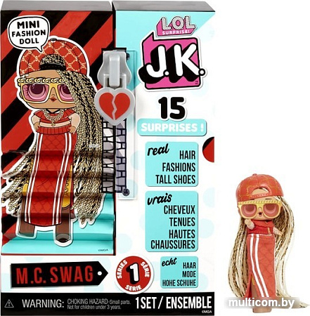 Кукла-сюрприз L.O.L. Surprise! J.K. Mini Fashion Doll M.C. Swag 570769