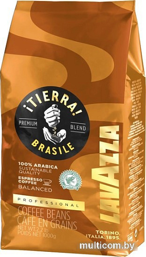 Кофе Lavazza Tierra Brazil Balanced в зернах 1000 г