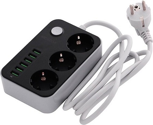 Сетевой фильтр ArtStyle CL-3631B (черный)