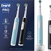 Комплект зубных щеток Oral-B Pro Series 1 D305.523.3H (2 шт, черный/бирюзовый)