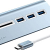 USB-хаб Satechi USB-C Combo Hub ST-TCHCRB (голубой)