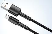Кабель Vipfan X02 USB Type-A - microUSB (1.8 м, черный)