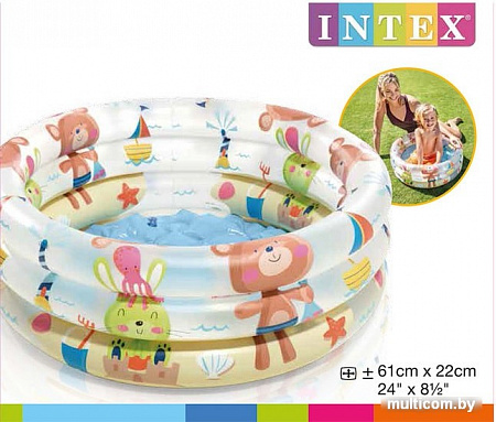 Надувной бассейн Intex Зверюшки (61x22)