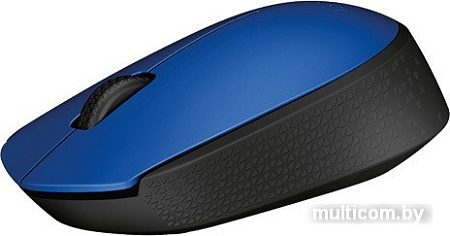 Мышь Logitech M171 Wireless Mouse синий/черный [910-004640]