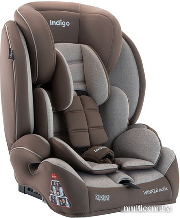 Детское автокресло Indigo Winner Isofix YB706B (бежевый/коричневый)