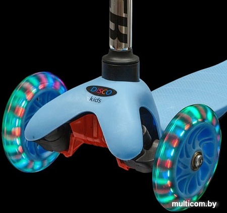 Самокат Novatrack Disco-kids 120H.DISCOKIDS.BL6 (голубой)