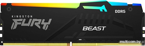Оперативная память Kingston FURY Beast RGB 32ГБ DDR5 5200 МГц KF552C40BB2A-32