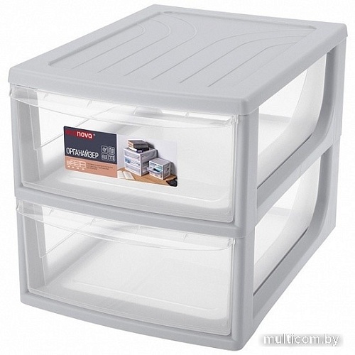 Органайзер для хранения Econova формат A4 433223830 (светло-серый)