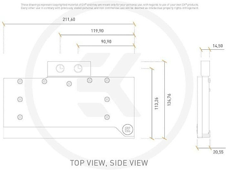 Водоблок для видеокарты EKWB EK-Classic RTX 3080/3090 D-RGB