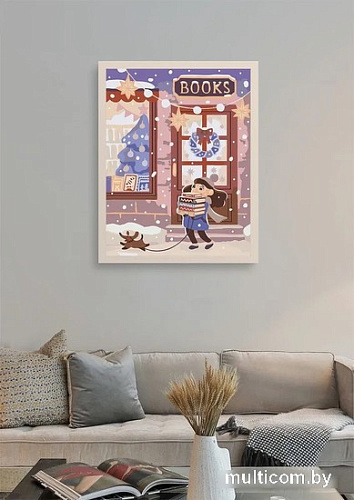 Картина по номерам PaintLine Книжное рождество 2037202181136