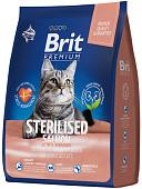Сухой корм для кошек Brit Premium Cat Sterilized Salmon & Chicken 2 кг