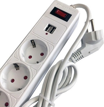 Сетевой фильтр SmartBuy SBSP-18U-W
