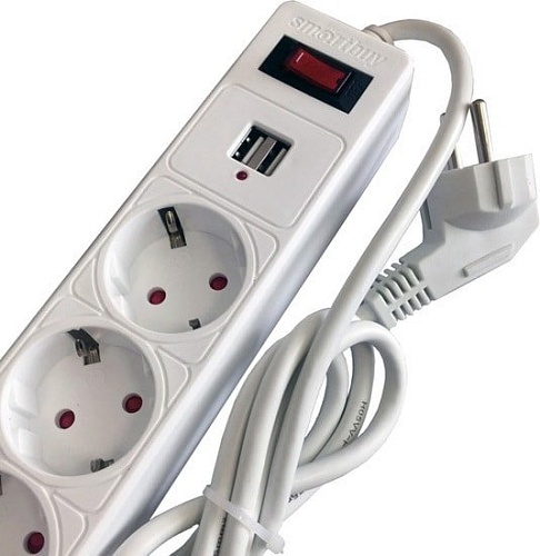 Сетевой фильтр SmartBuy SBSP-18U-W