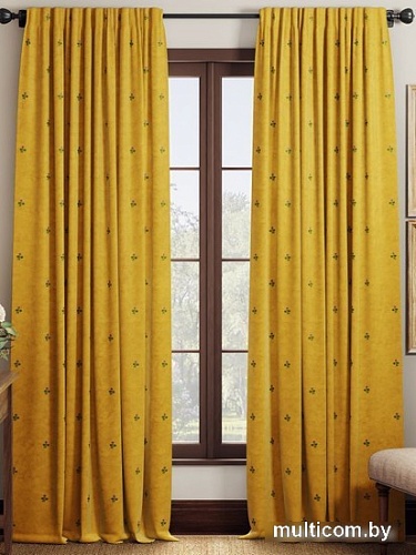 Комплект штор Pasionaria Гинко 290x260 (желтый)