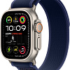 Умные часы Apple Watch Ultra 2 LTE 49 мм (титановый корпус, титановый/синий, нейлоновый ремешок S/M)