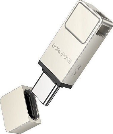 USB Flash Borofone BUD6 16GB (серебристый)