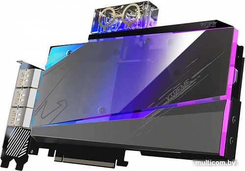 Видеокарта Gigabyte Aorus GeForce RTX 3080 Ti Master Xtreme Waterforce 12G GDDR6X