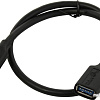 Удлинитель Telecom USB Type-A TUS708-1m (1 м, черный)