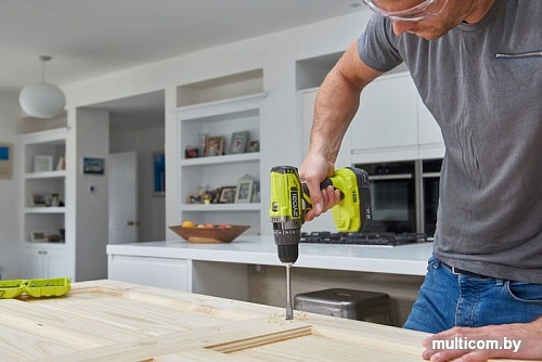 Ударный шуруповерт Ryobi R18PD2-220S 5133004459 (с 2-мя АКБ, сумка)