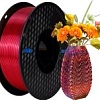 Пластик Kingroon PLA Tri Color Silk 1.75мм NSC025 (1кг, Red/Golden/Blue)