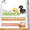 Сухой корм для собак Trainer Sensitive No Gluten Mini Adult with Salmon (для взрослых мелких пород с чувствительным пищеварением с лососем) 7 кг