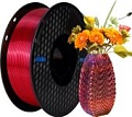 Пластик Kingroon PLA Tri Color Silk 1.75мм NSC025 (1кг, Red/Golden/Blue)