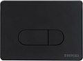 Панель смыва Berges Wasserhaus Novum D5 Soft Touch (черный)