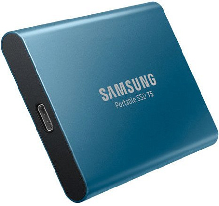 Внешний жесткий диск Samsung T5 500GB (синий)