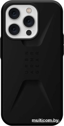Чехол для телефона Uag для iPhone 14 Pro Civilian Black 114042114040
