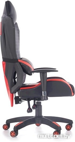 Кресло Halmar Domen (черный/красный)