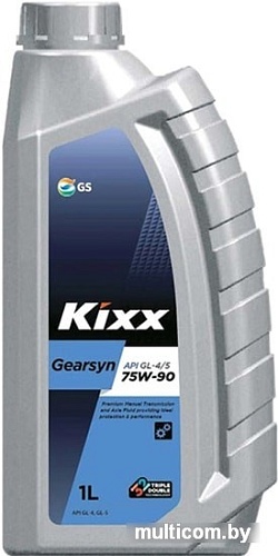 Трансмиссионное масло Kixx Gearsyn GL-4/5 75W-90 1л