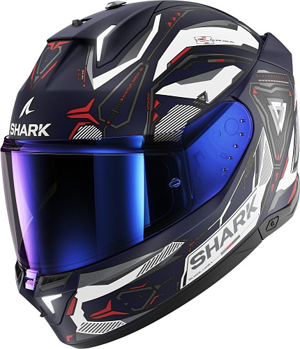 Shark Skwal i3 Linik Mat (р. XL, синий/белый/красный)
