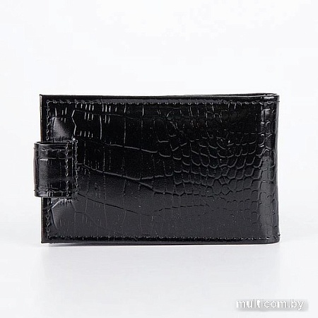 Визитница Poshete 604-024ET-BLK (черный)
