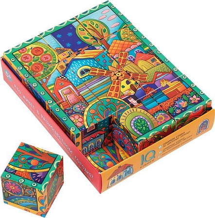 Кубики Айрис-Пресс Умные кубики. Кто живет в разноцветном городке? 9785811269853