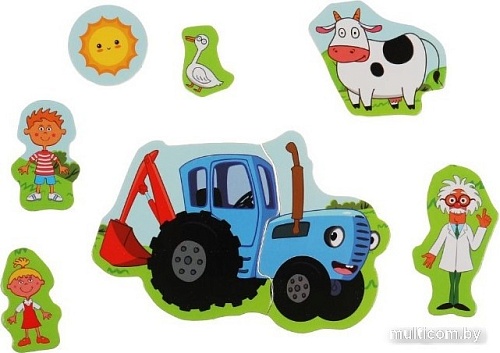 Сортер Буратино Синий трактор STR08