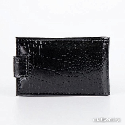 Визитница Poshete 604-024ET-BLK (черный)