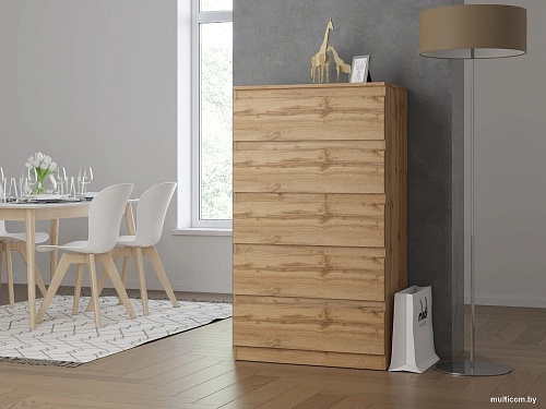 Комод НК-Мебель Stern Т-8 5-я 72676287 (16 мм, дуб вотан)