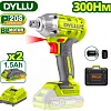 Гайковерт Dyllu DTCD1512 (с 2-мя АКБ, кейс)