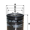Масляный фильтр Filtron OP 675/1