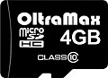 Карта памяти OltraMax microSDHC Class 10 4GB